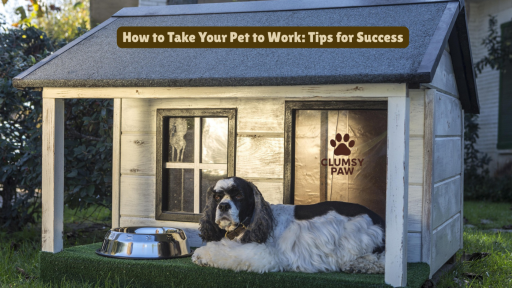 How to Take Your Pet to Work: Tips for Success