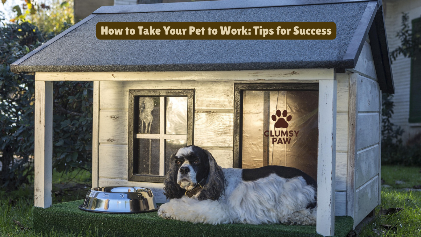 How to Take Your Pet to Work: Tips for Success