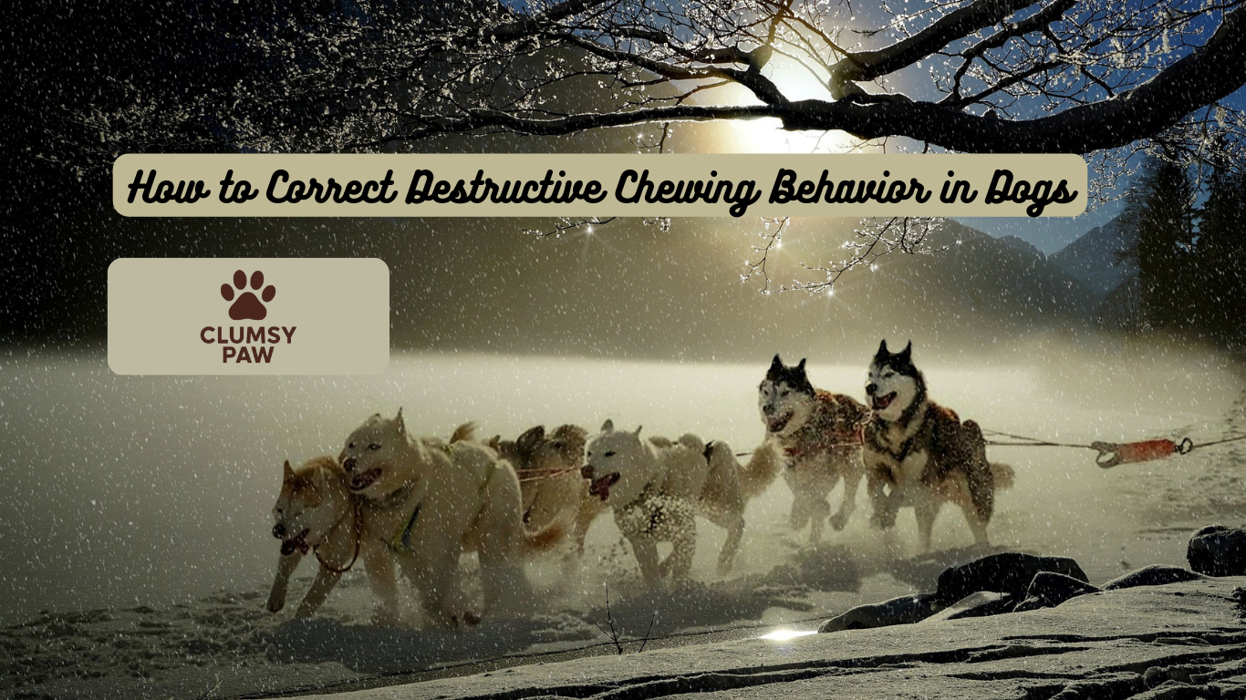 How to Correct Destructive Chewing Behavior in Dogs