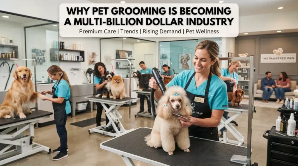Why Pet Grooming is Becoming a Multi Billion Dollar Industry