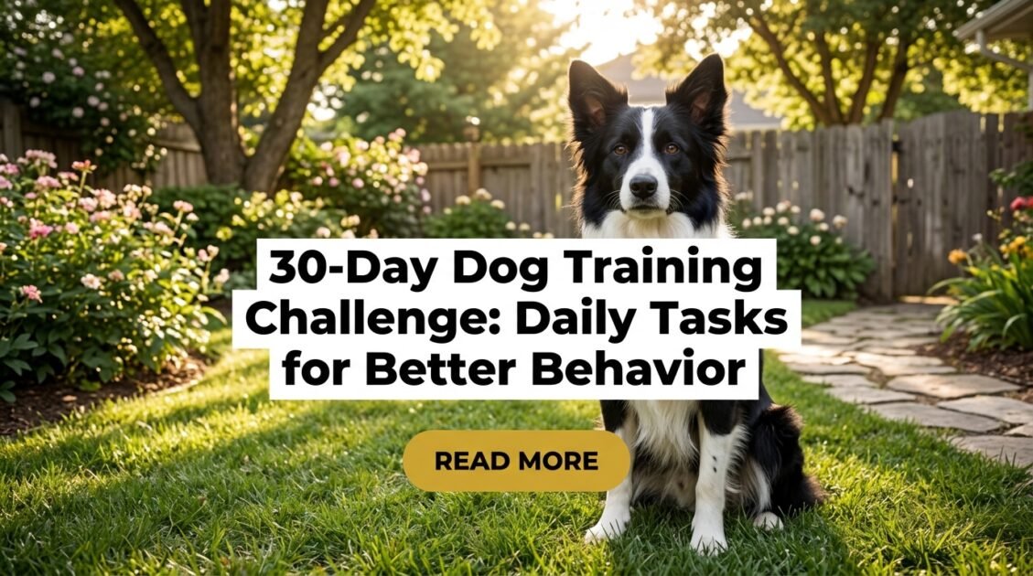 30-Day Dog Training Challenge