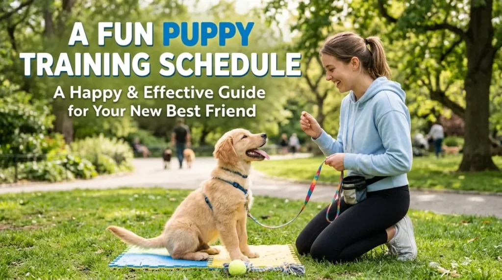 A Fun Puppy Training Schedule