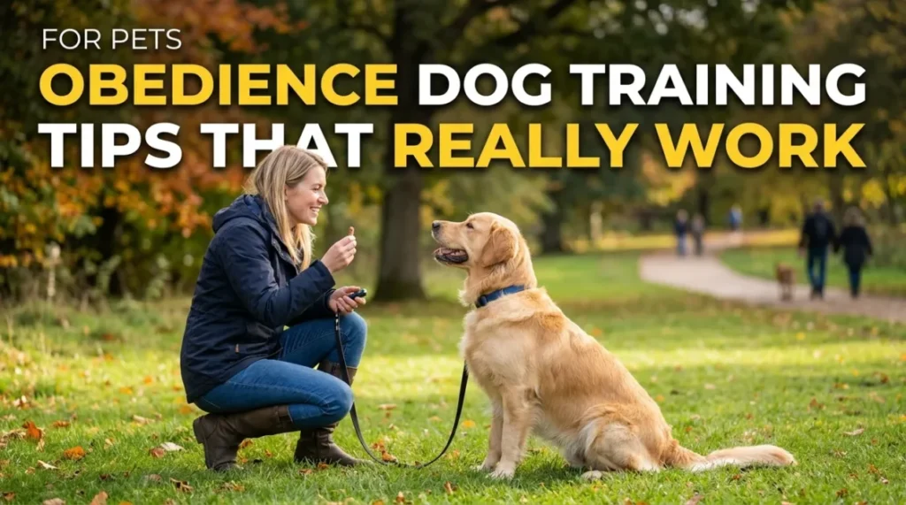 Obedience Dog Training Tips