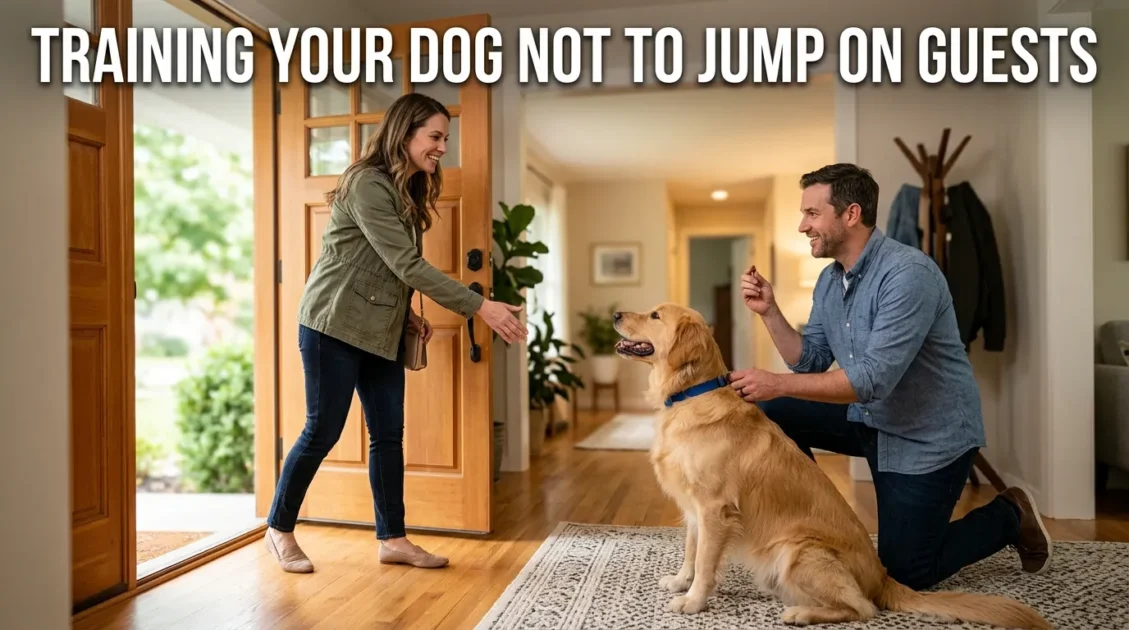 Training Your Dog Not to Jump on Guests