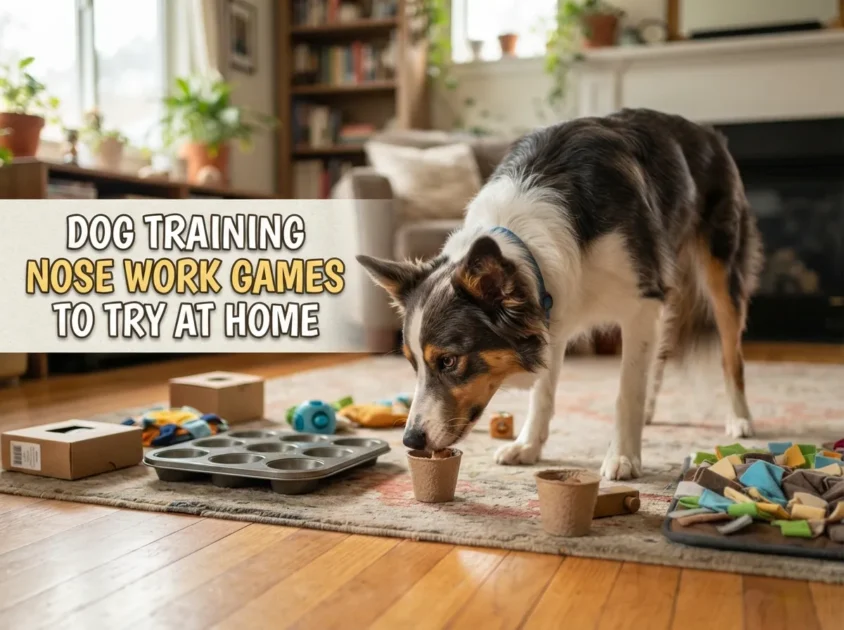 Dog Training Nose Work Games to Try at Home