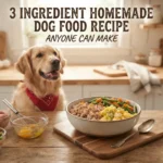 3 Ingredient Homemade Dog Food Recipe