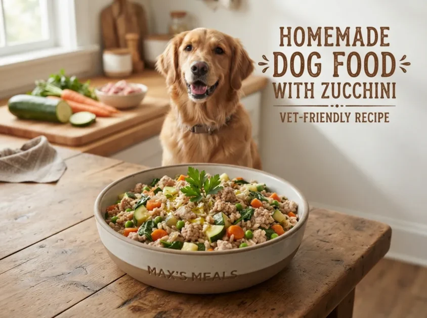 Homemade Dog Food with Zucchini: Vet-Friendly Recipe