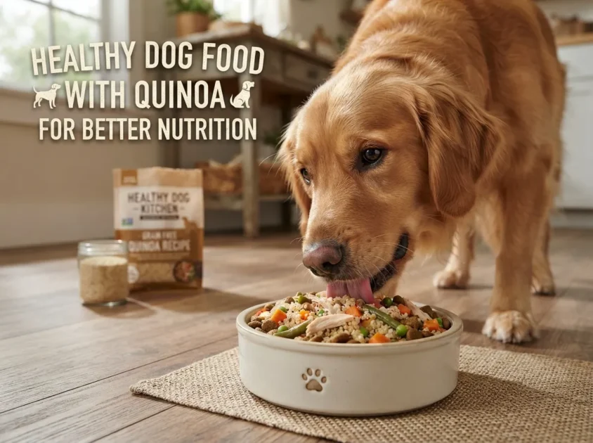 Healthy Dog Food with Quinoa for Better Nutrition