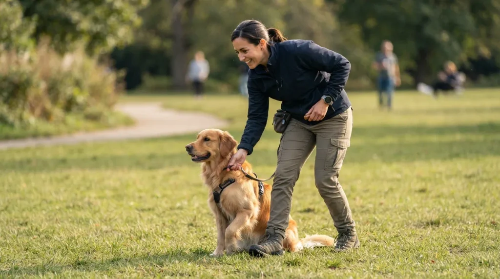 Dog Training Heel Command