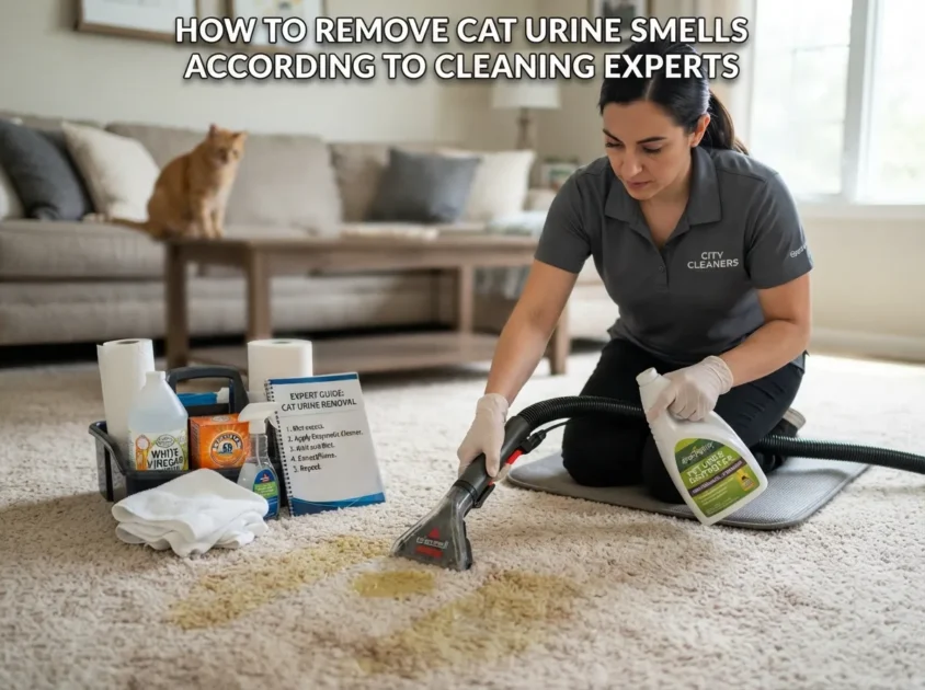 How to Remove Cat Urine Smells According to Cleaning Experts