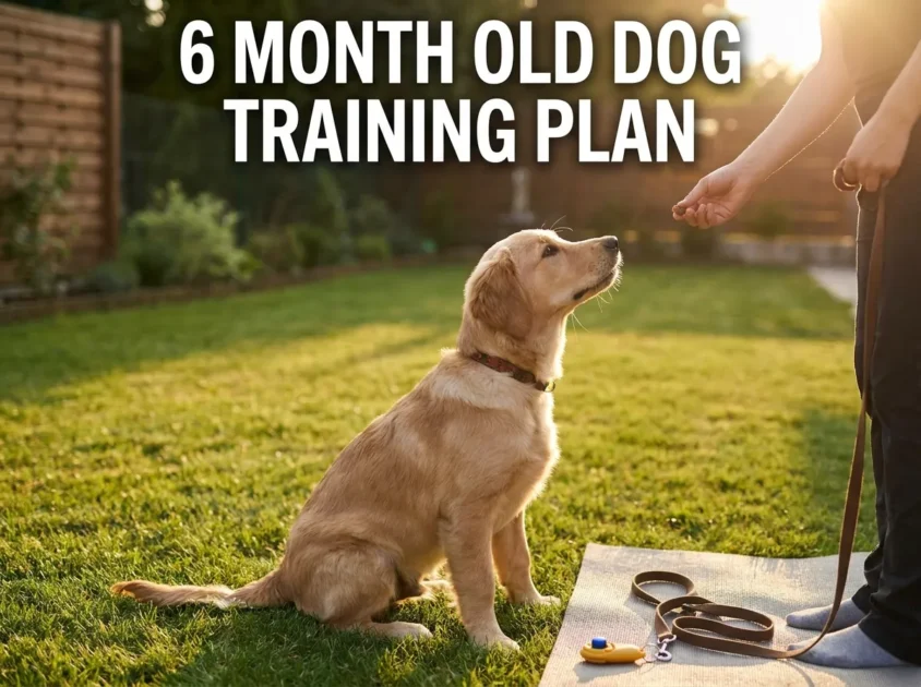 6 Month Old Dog Training Plan