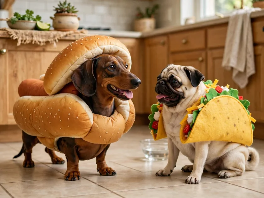 Hot Dog and Taco: Food-Themed Costumes
