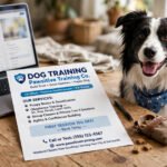 Dog training flyer templates and design tips