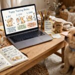 Dog training illustration ideas for bloggers — cute flat-style dog illustrations