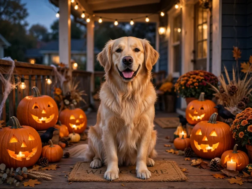 Desensitize Your Dog to Halloween Decorations