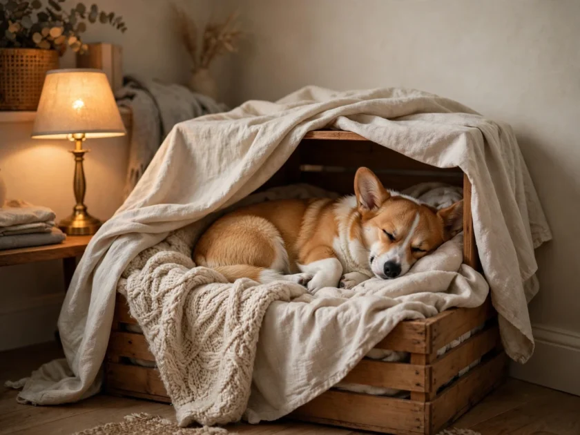 4. Set Up a Calm, Cozy Safe Space.