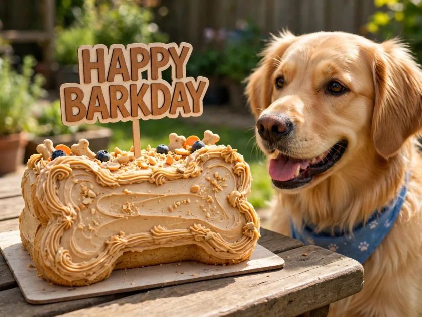 1. Dog-Safe Birthday Cake