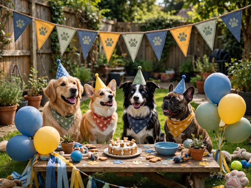 8. Paw-Print Banner
