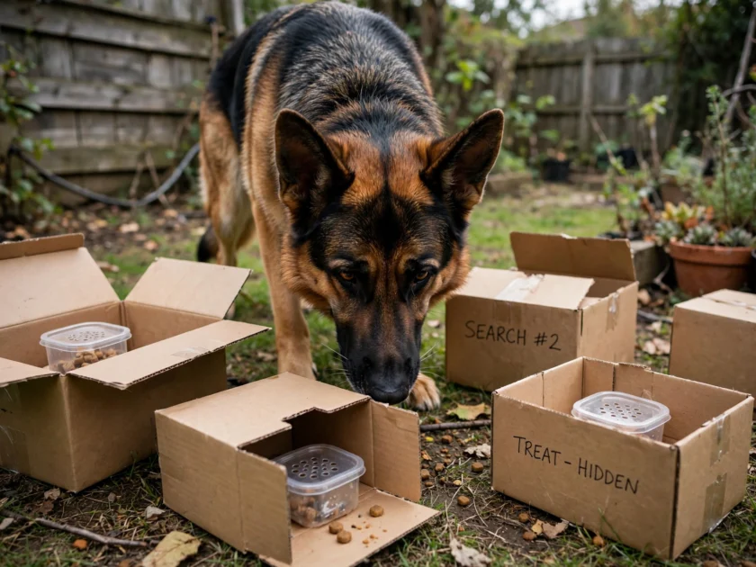 Scent work games