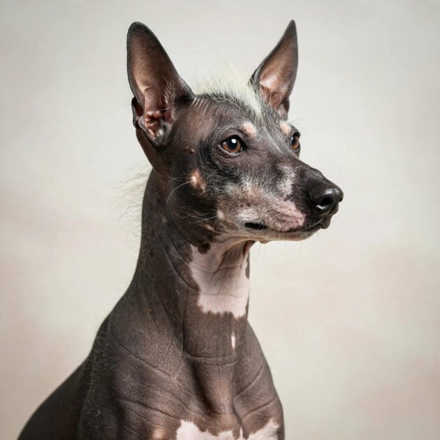 Peruvian inca orchid, an elegant hairless sighthound, a hypoallergenic dog breed