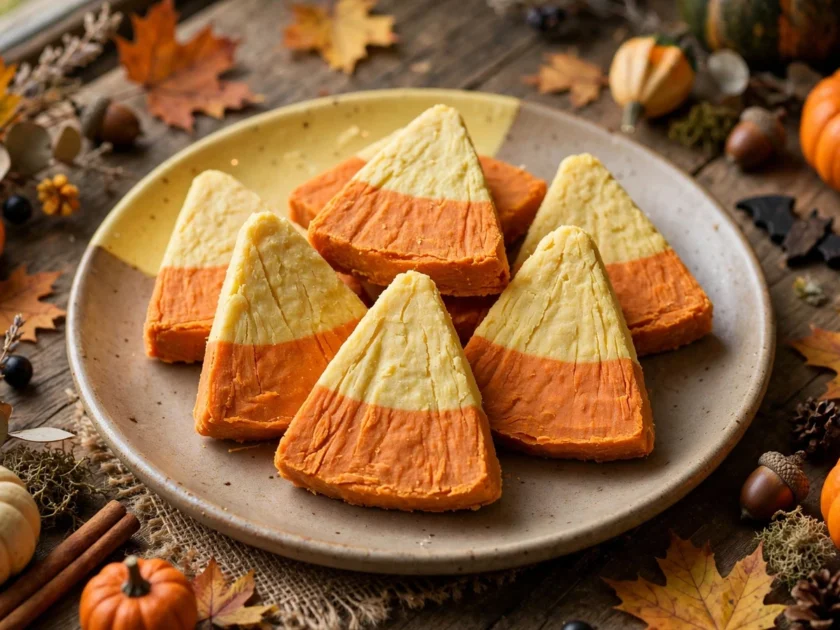 Sweet Potato Candy Corn Bites