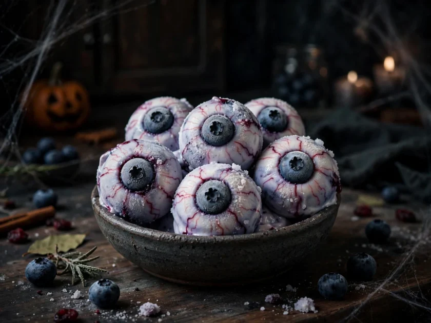 Blueberry "Eyeball" Frozen Treats