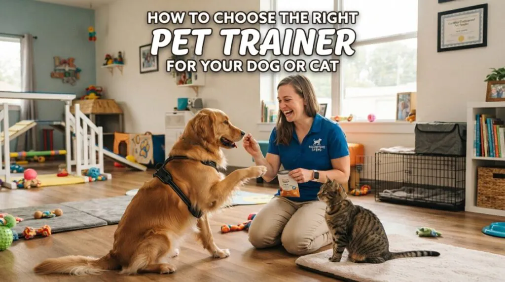 How to Choose the Right Pet Trainer for Your Dog or Cat