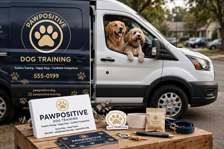 Dog Training Business, Branding & Design