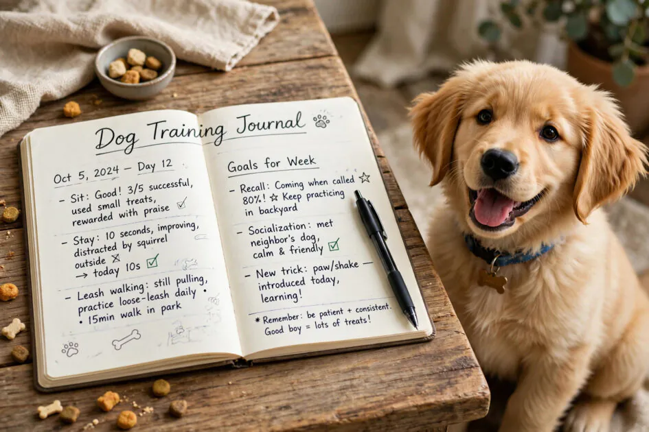 Dog Training Journals, Notes & Printables